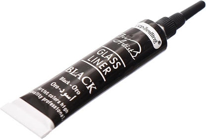 Keep Smilling Black Glass Liner Relief Tube - NO: M81