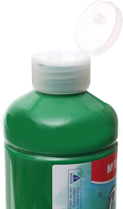 M&G Chenguang Gouache Poster Paint, 500ml Vibrant Paint for Large-Scale Art - Green - No:976R0