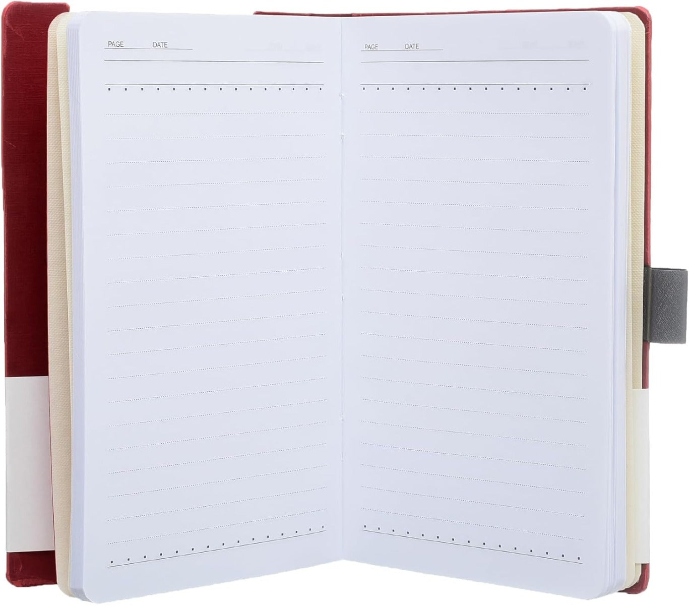 Yassin Titanium Notepad with Pen, 12x19cm Plastic Cover for Portable Notes