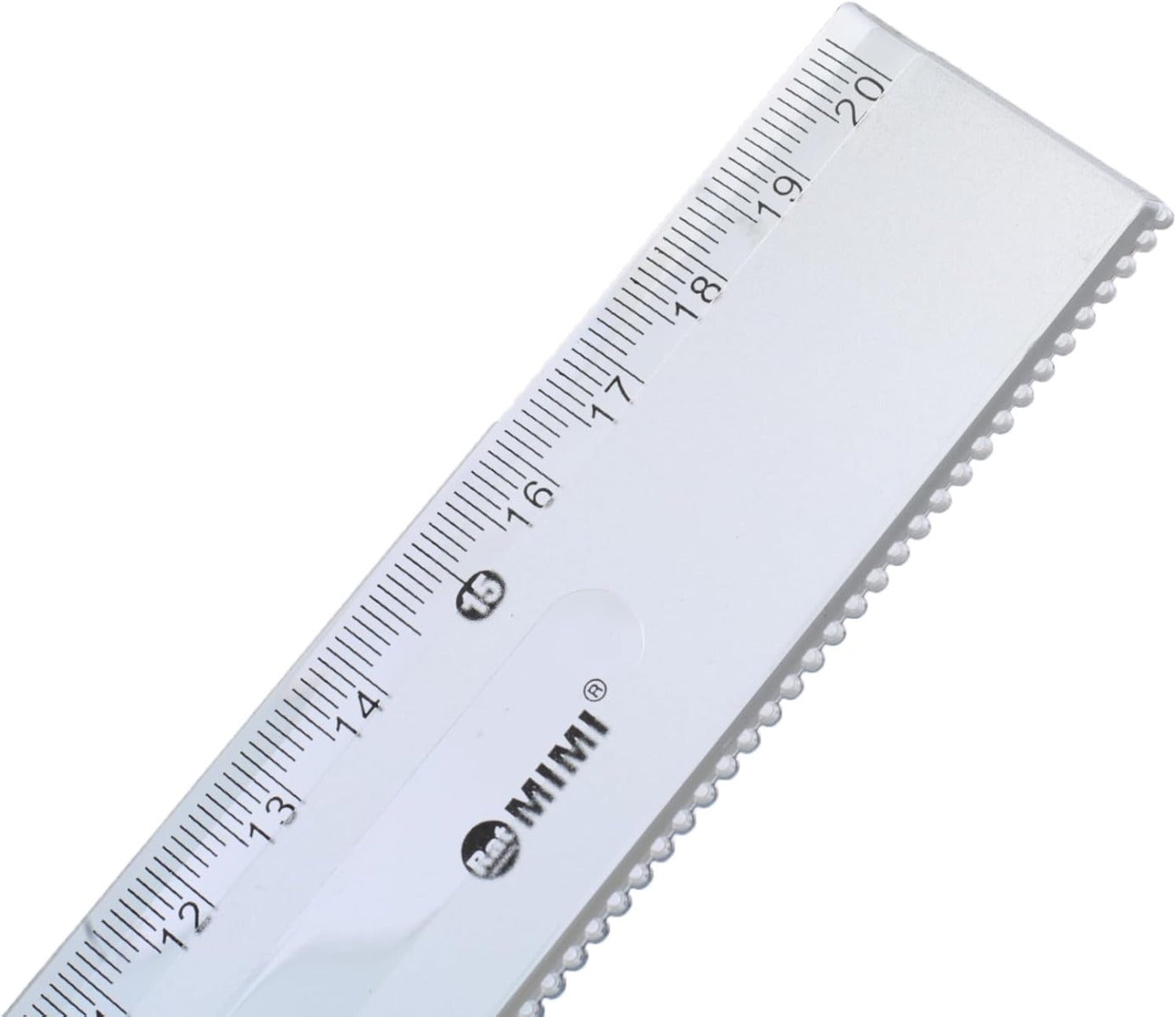 Lux Transparent Ruler, 20 Cm, Model Imim