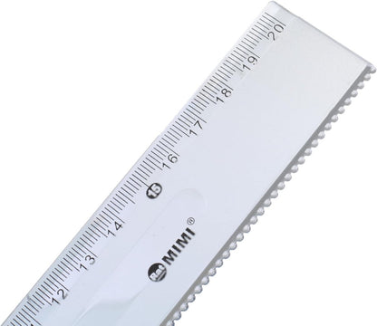 Lux Transparent Ruler, 20 Cm, Model Imim