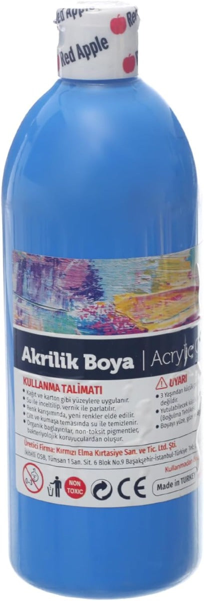 Apple 500Ml Acrylic Bottle - NO: Ra150-21