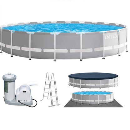 مسبح إنتكس بريزم فريم دائري فوق الأرض 610 × 132 سم - رقم: 26756