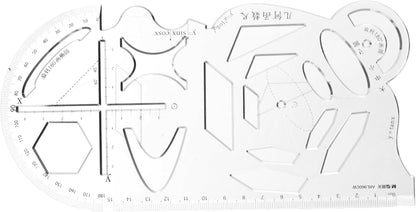 M&G Chenguang Plastic Ruler, 15cm  Accurate Measurements, for School No:ARL960CW