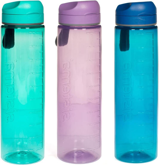 Sistema Hourglass drinking bottle 1L BPA Free Water Bottle - No:00690