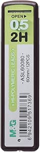 M&G Chenguang Hi-Polymeric pencil Leads, Fine Writing, 2H 0.5mm - No: ASL60080