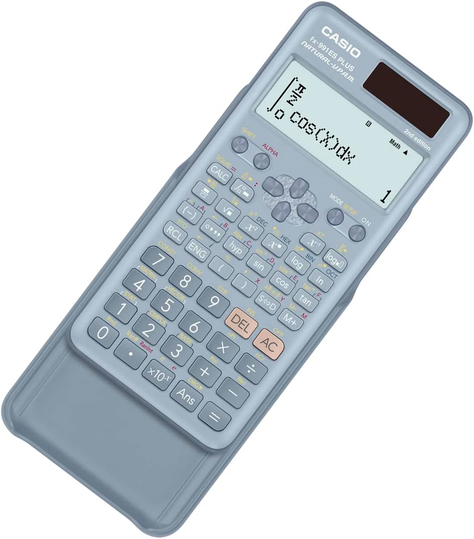Casio Scientific Calculators Non Programmable 10 2 Digis 417 Functions Blue Color - No: FX-991 ES PLUS