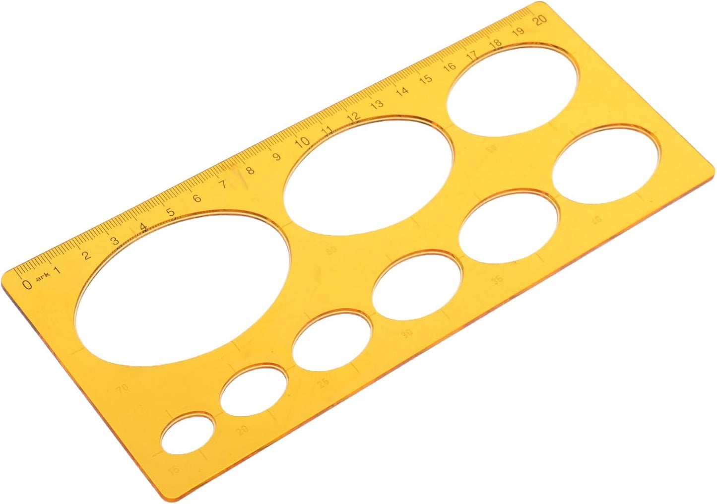 Oval Stencil, Arc, 20 Cm