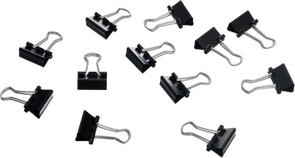 مشابك M&amp;G Chenguang Bulldog، مقاس 25 مم، لتثبيت قوي للمستندات السميكة، 12 قطعة - رقم المنتج: ABS916FS