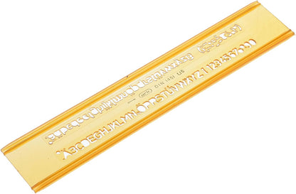 Ark Stencil Ruler For Letters, 0.5 Cm - NO: 042