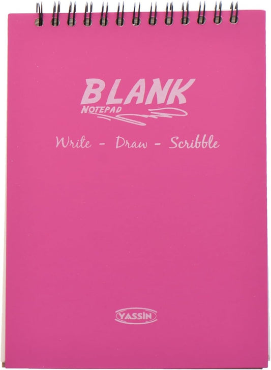 Yassin. Wired Blank Block Note 50 Sheets 13.7 * 19.5, Crafted From High-Quality - NO: 1277