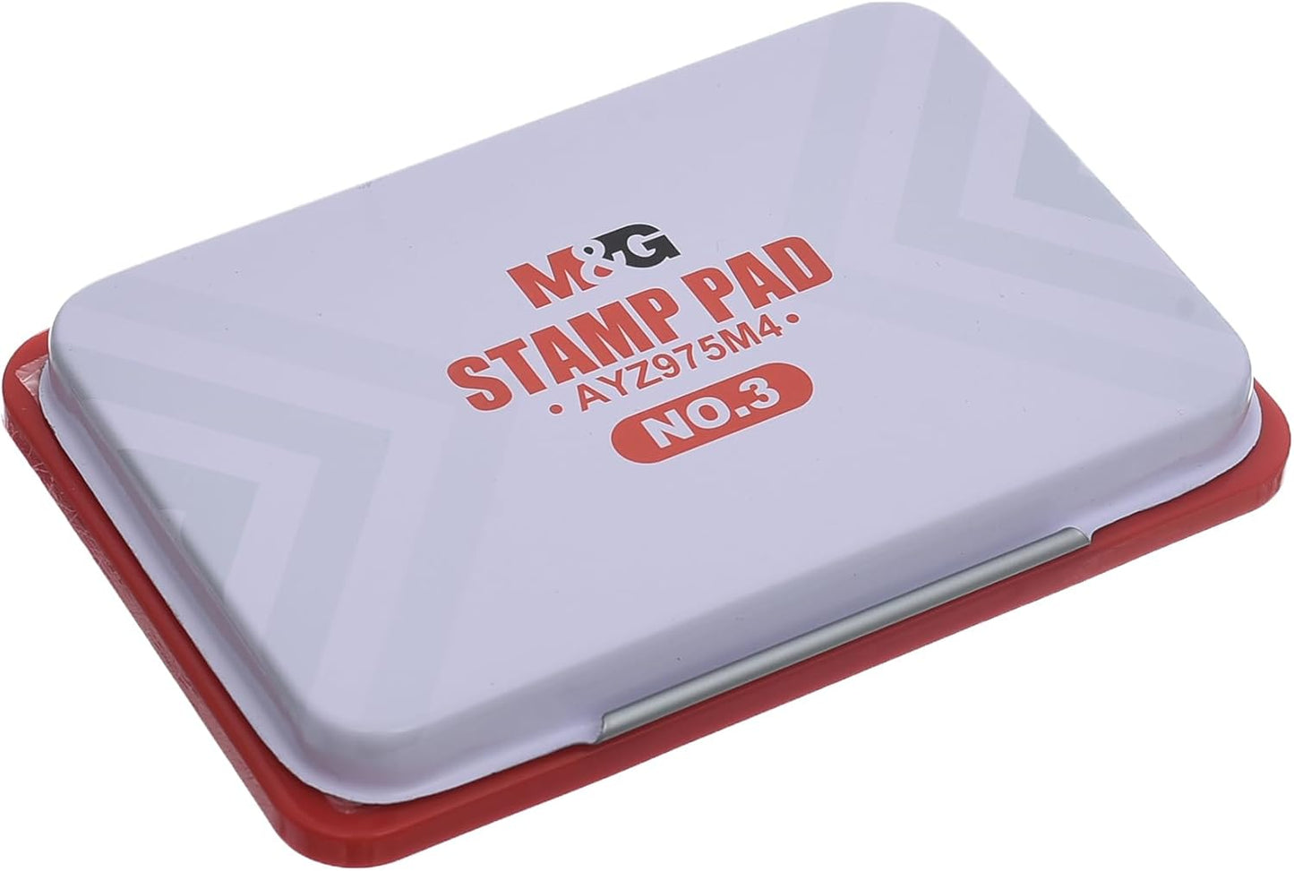 وسادة حبر M&amp;G Chenguang، رقم 3، حبر أحمر لطباعة واضحة في المكاتب وختم المستندات - رقم: AYZ975M4