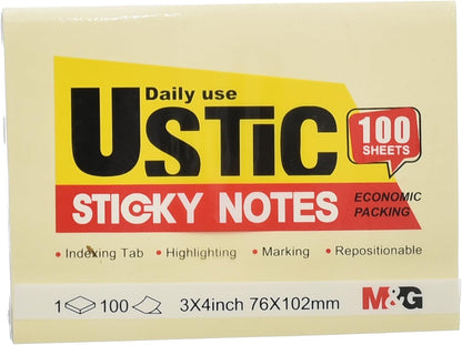 M&G Chenguang U-Stick Sticky Notes 76*102mm with 100 sheets - No:YS-475
