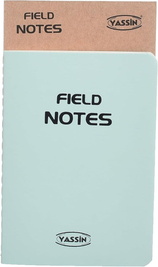 Yassin Pocket Field  Notebook, A7 for Portable Notes