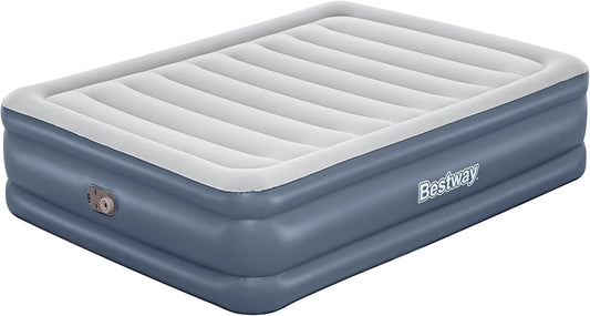 Bestway TriTech Double Queen Air Bed with Integrated Electric Pump 203 x 152 x 51 cm - No:6713I