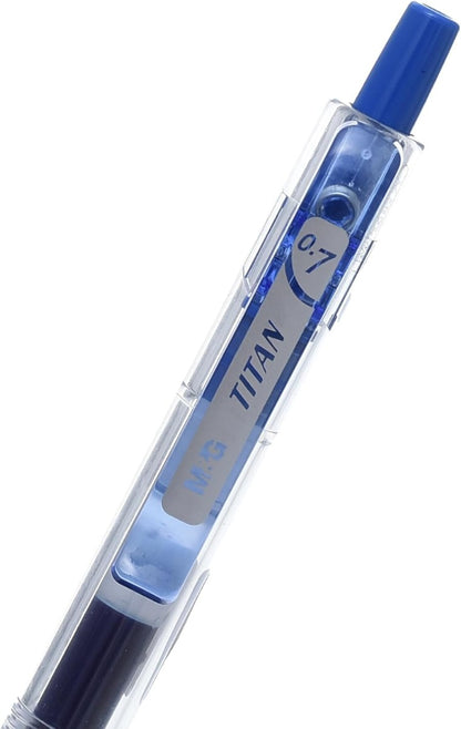 M&G Chenguang Gel Pen TITAN Blue 0.7mm No: AGPJ9074