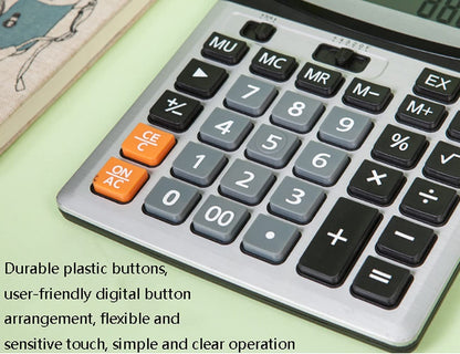 M&G Chenguang Portable Dual Power Calculator, 12-Digit - No:ADG98716