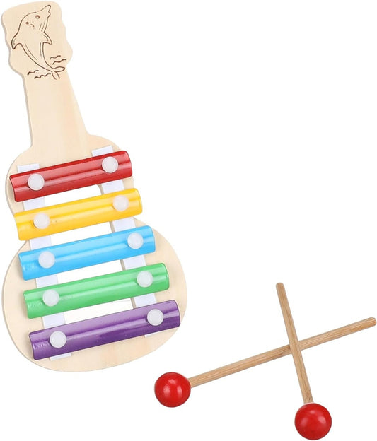 لعبة إكسيليفون للأطفال على شكل جيتار - 21 سم