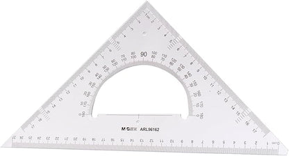 M&G 96162 Triangle Set M&G Size 30Cm, Crafted From High-Quality Materials To Ensure Durability And Longevity - Clear