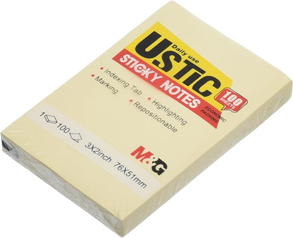 M&G chenguang U-Stick Sticky Notes 76*51mm with 100 sheets - No:YS-473