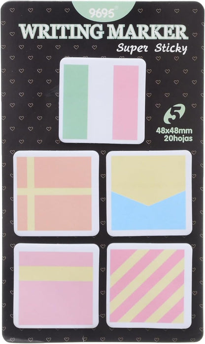 G Post-It Notes With Star Design - NO: 83-95