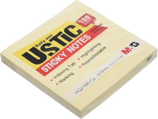 M&G Chenguang U-Stick Sticky Notes 76*76mm with 100 sheets - No:YS-474