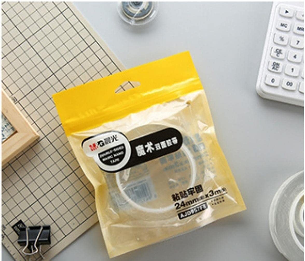 شريط لاصق نانو شفاف مزدوج الجوانب من إم آند جي تشنغوانغ - 24 مم - رقم: AJD957U2