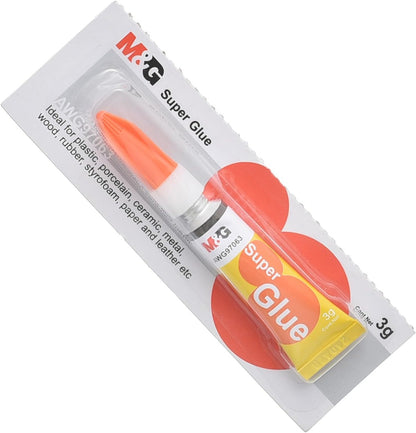 غراء M&amp;G Chenguang فائق القوة، 3 غرام، سريع الجفاف، لتطبيقات ربط قوية ودقيقة - قطعة واحدة - رقم المنتج: AWG97063