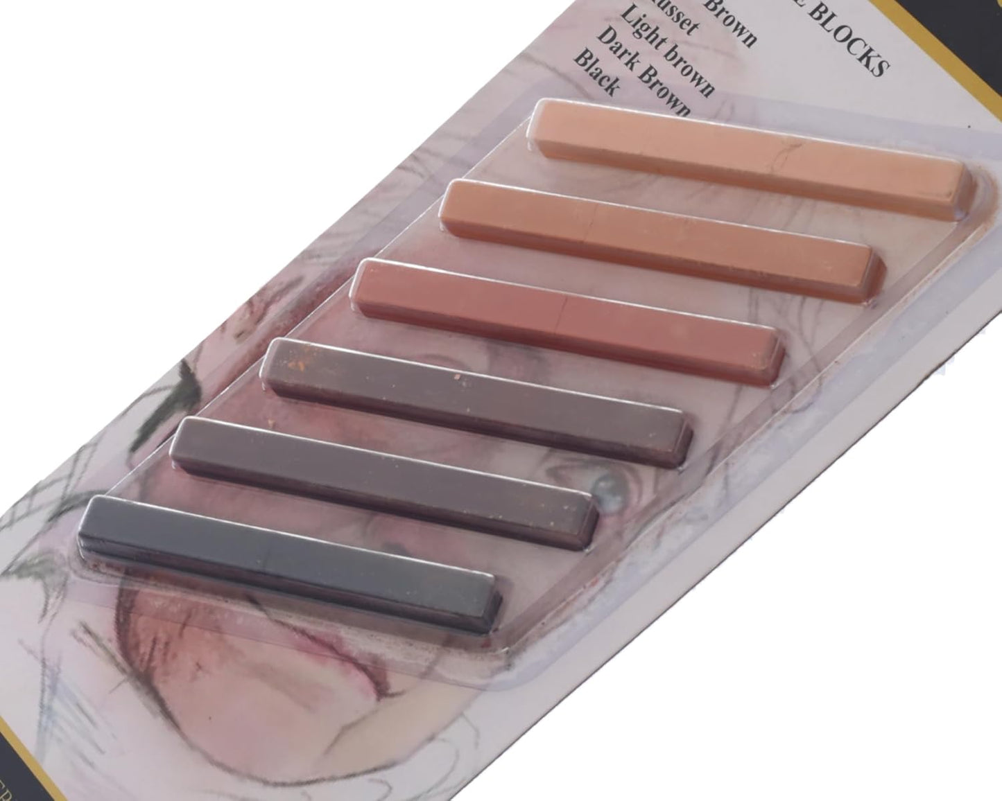 Soft Pastel Set, 6 Sticks, Skin Tones - NO: S-230920