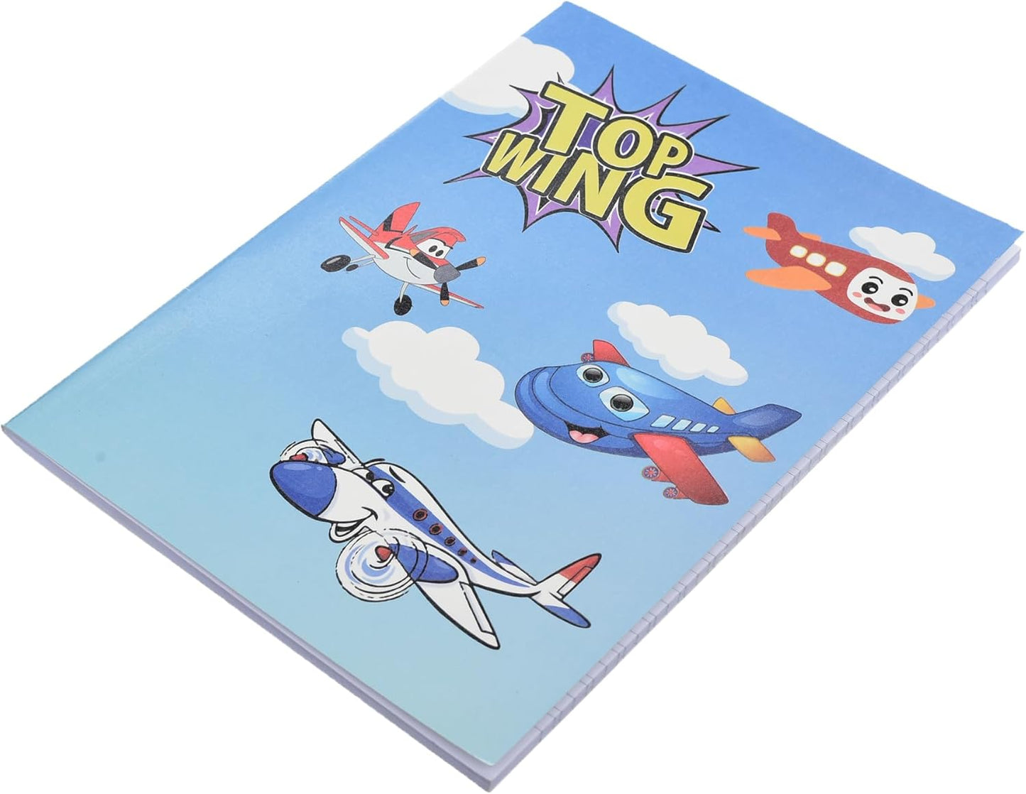 Yassin Notebook, 70 Sheets A4 with 3 Lines and 60 Staples for Schoolwork