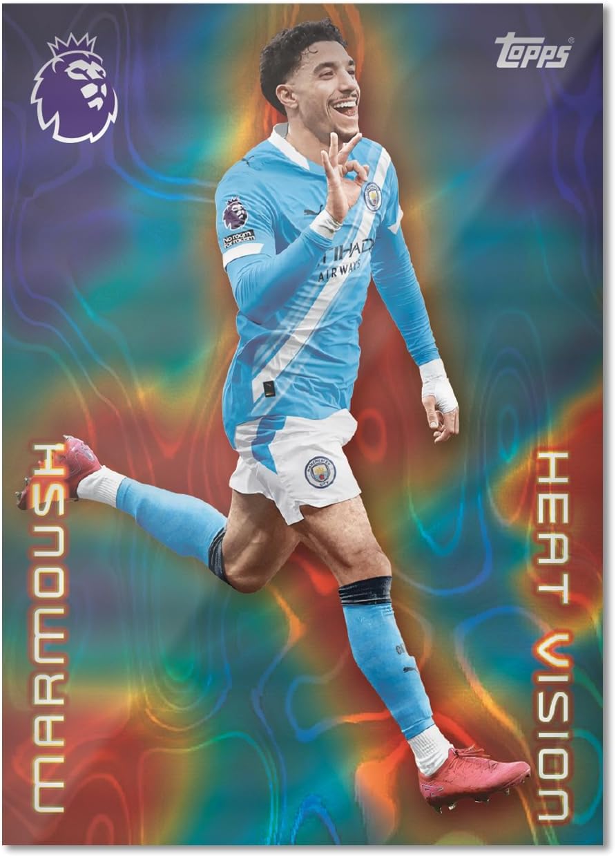 Topps Premier League 2025/2026 Collectible Football Trading Cards, Mega Multipack with 40 Cards, 3 or more Special Insert Cards per Pack + 3 Classic Limited Edition Cards