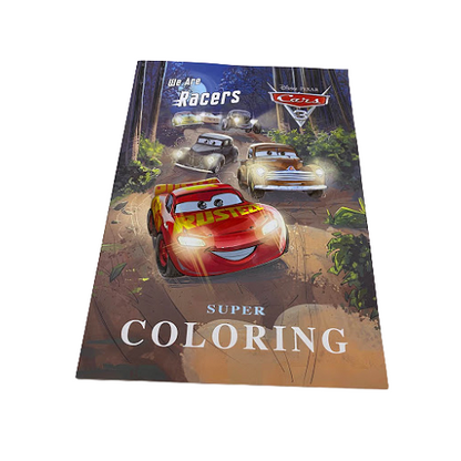 كتاب تلوين ديزني كارز 3 سوبر A3