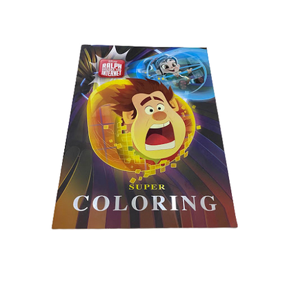 كتاب تلوين ديزني رالف يكسر الإنترنت، مقاس A3