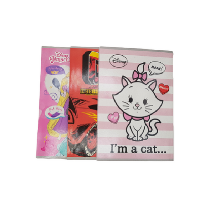 Pack of 3 Lined Notebook 80 Sheets