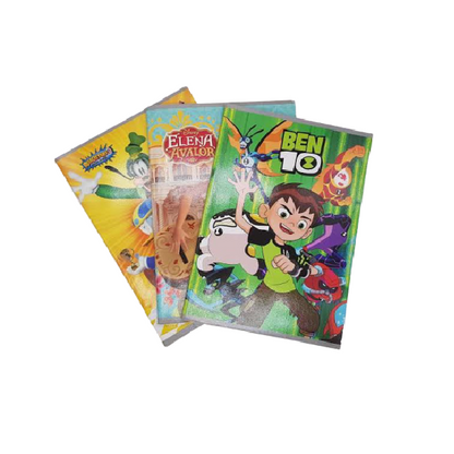 Pack of 3 English Notebook 80 Sheets