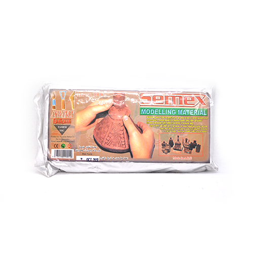 معجون تشكيل الطين أسواني من سيمكس، 1000 غرام - بني