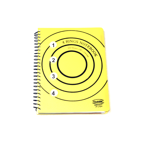 NoteBook Yassin - 4 Rings - 152 sheets - A5