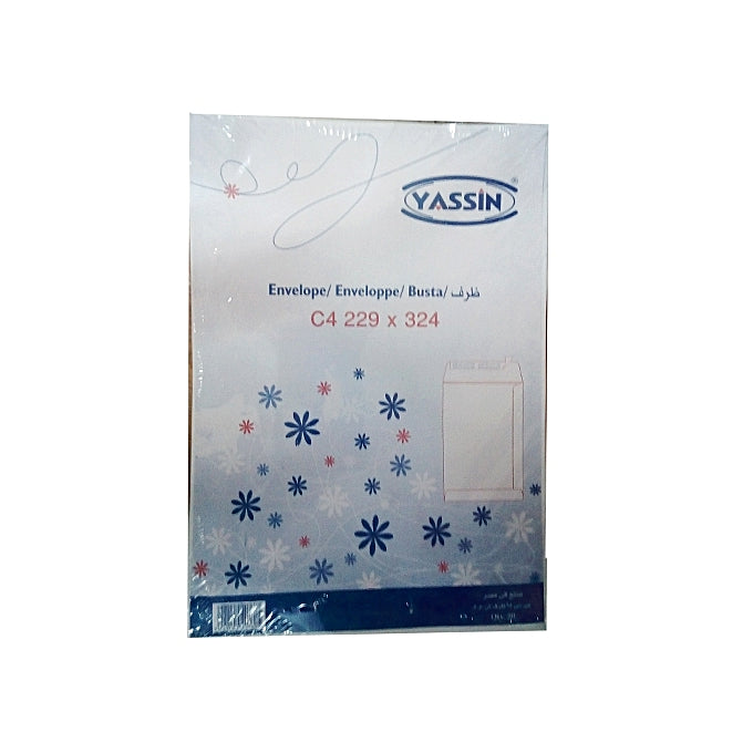 Yassin Self Adhesive Envelope White B4