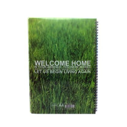 Notebook- Yassin -wire- 60 Sheet -A4