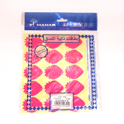 Stickers elmanar - Red - Strawberry