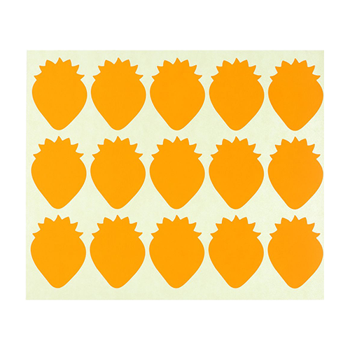 El Manar Sticker candle - Orange