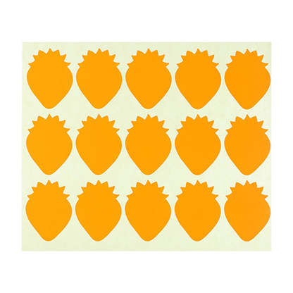 El Manar Sticker candle - Orange