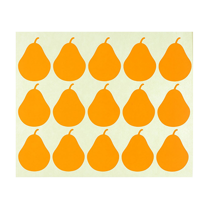 El Manar Sticker Pear- Orange