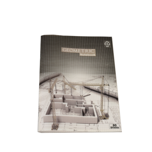 Yassin A4 Square Lines Notebook Pin – 80 Paper