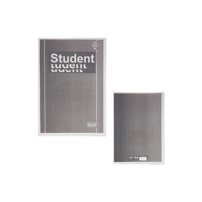 Notebook Yassin - Square Lines 0.5mm – 100 sheet -A4