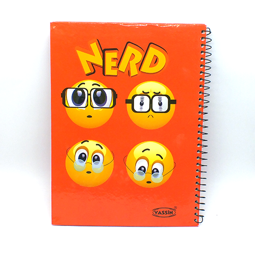 NoteBook hardcover Yassin 100 sheet 16K Smile