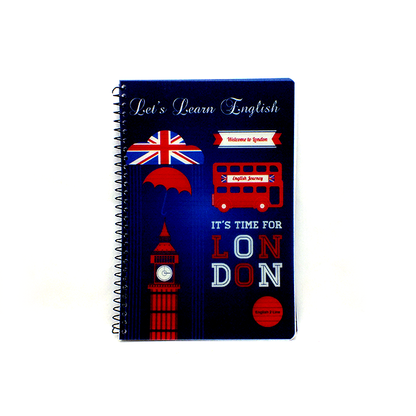 NoteBook YASSIN wire English 2 lines B5 - 100 sheet