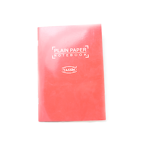Yassin Plain Notebook - 40Sheet - Size B5 - No:0950