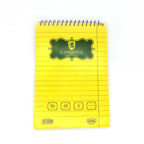 Notebook Yassin Cambridge 120Sheet A5