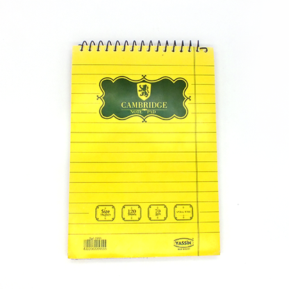 Notebook Yassin Cambridge 120Sheet A5
